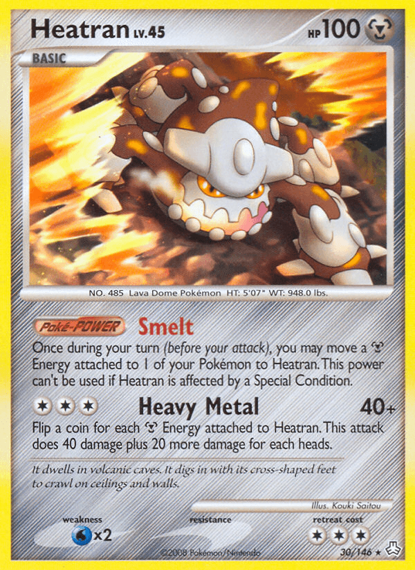 Heatran (30/146) [Diamond & Pearl: Legends Awakened] (Online Only)