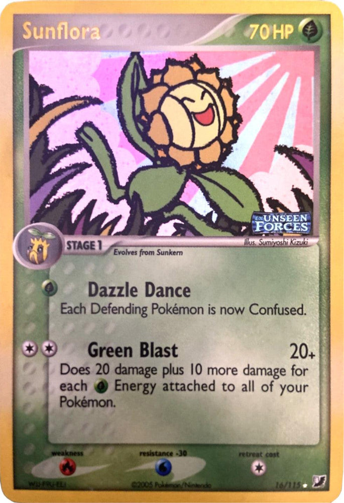 Sunflora (16/115) (Stamped) [EX: Unseen Forces] (Online Only)