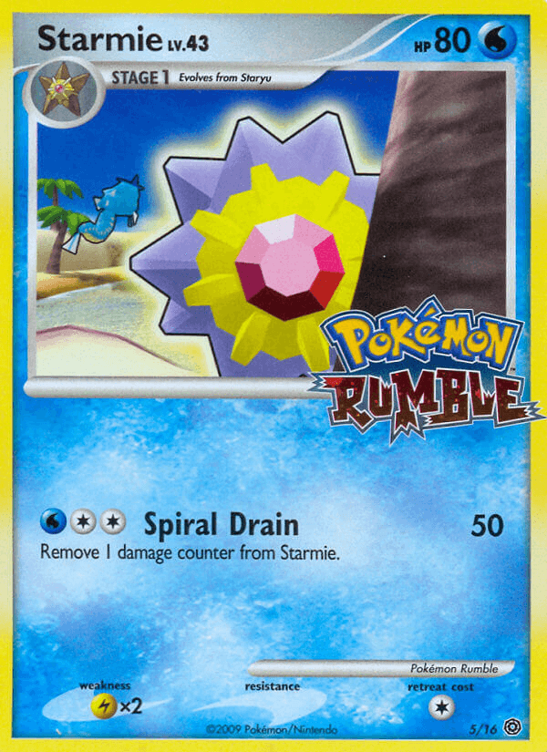 Starmie (5/16) [Pokémon Rumble] (Online Only)