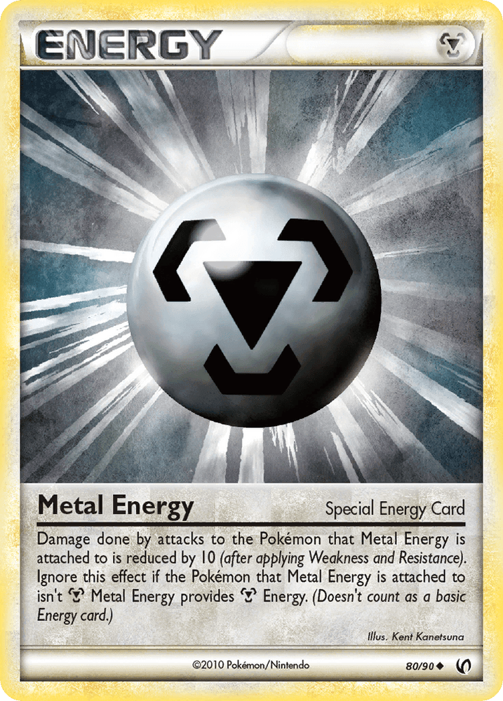 Metal Energy (80/90) [HeartGold & SoulSilver: Undaunted] (Online Only)