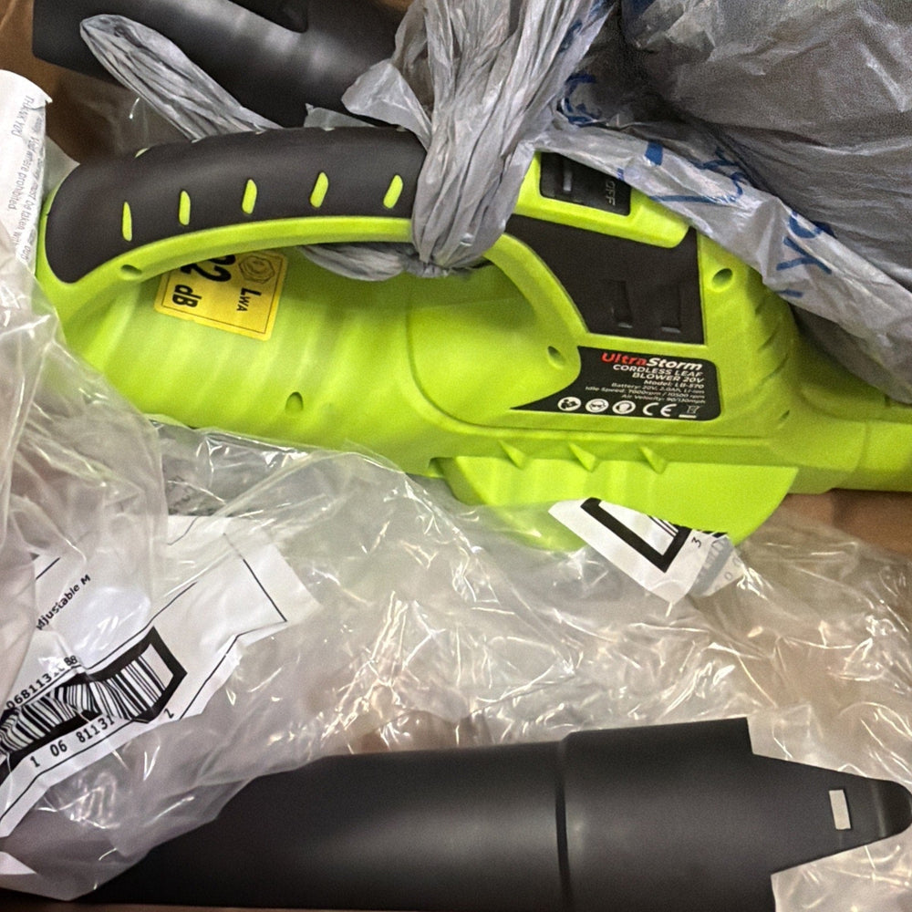Mueller UltraStorm Leaf Blower Cordless Electric, 140 MPH 20 V Motor, OPEN BOX (ONLINE ORDER ONLY)