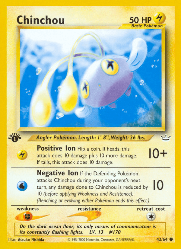 Chinchou (42/64) [Neo Revelation 1st Edition] (Online Only)