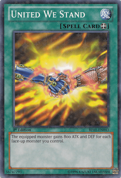 United We Stand [BP01-EN043] Starfoil Rare (ONLINE ORDER ONLY)