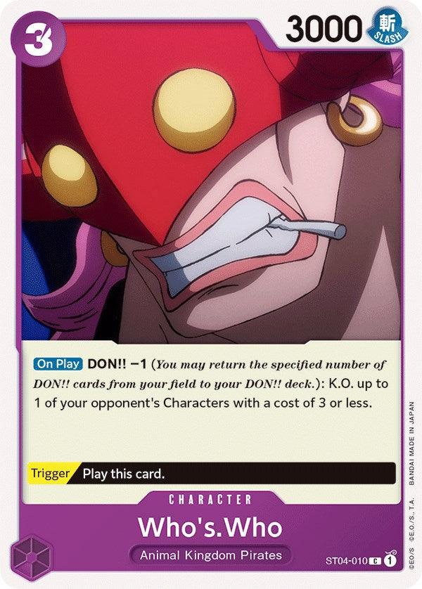 Who's.Who [Starter Deck: Animal Kingdom Pirates] (ONLINE ORDER ONLY)