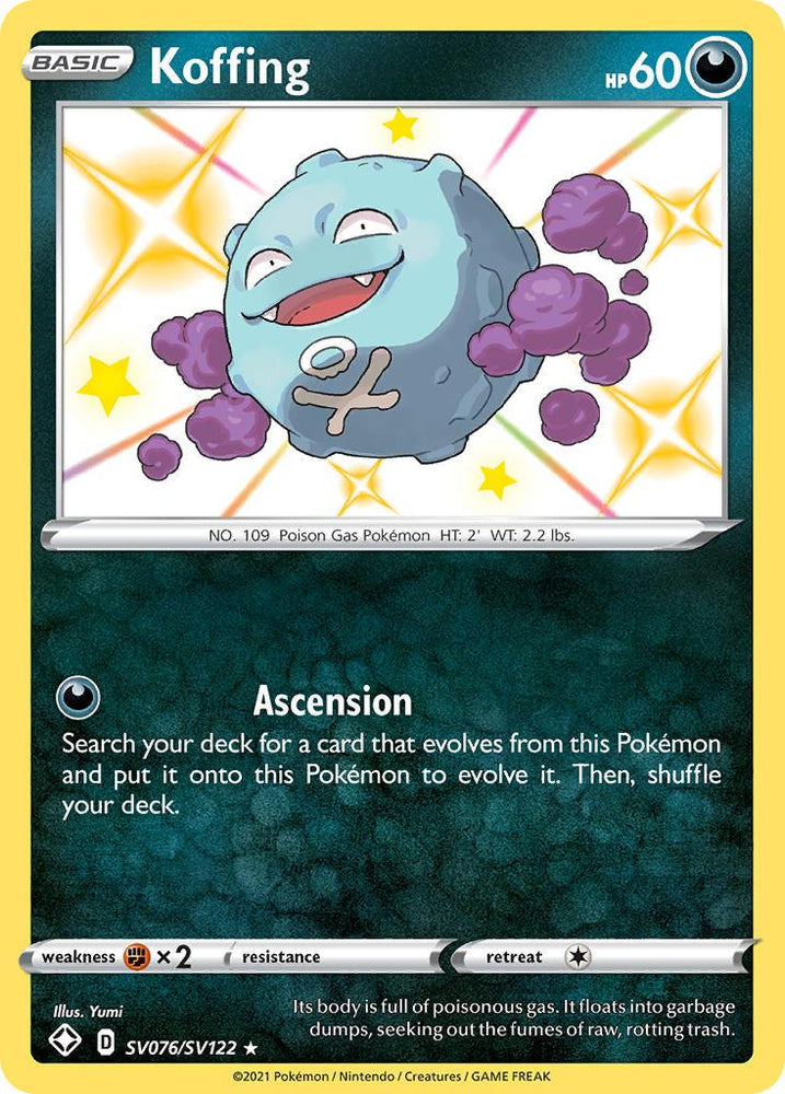 Koffing (SV076/SV122) [Sword & Shield: Shining Fates] (Online Only)