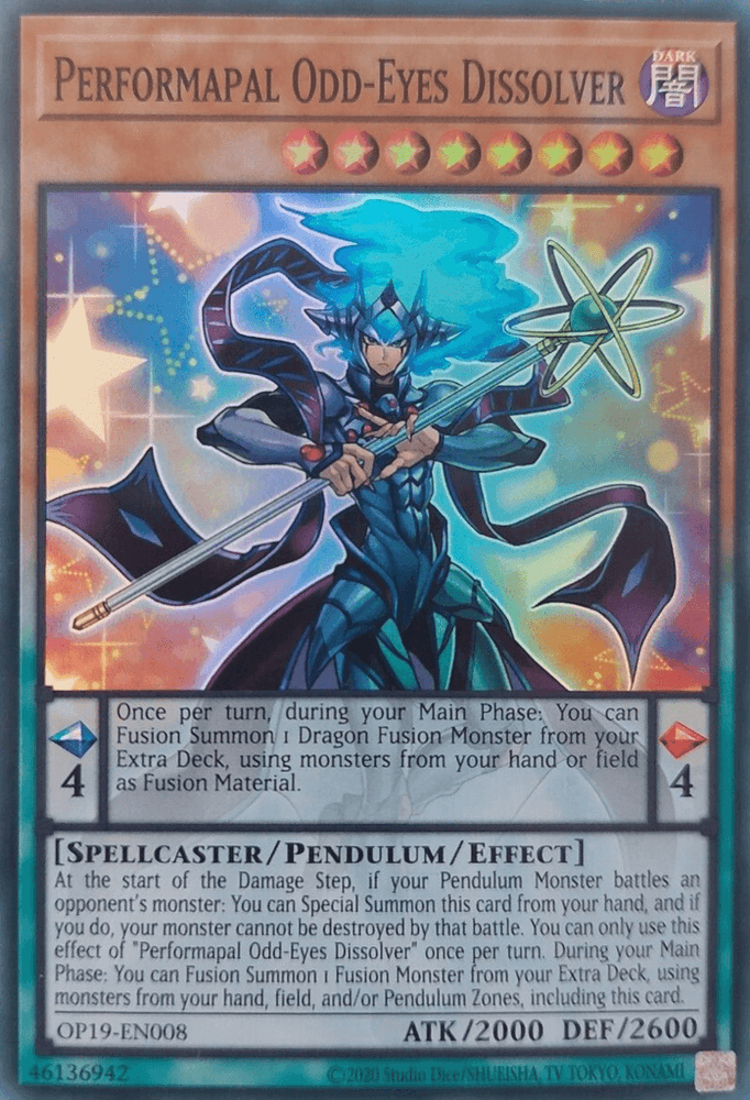 Performapal Odd-Eyes Dissolver [OP19-EN008] Super Rare (ONLINE ORDER ONLY)