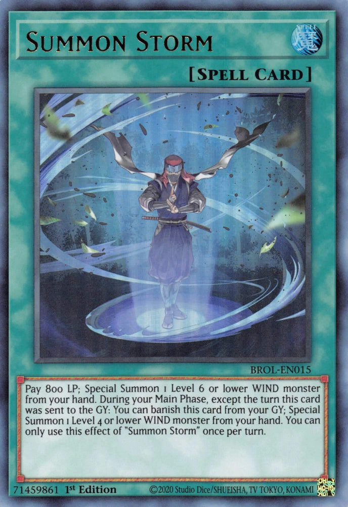 Summon Storm [BROL-EN015] Ultra Rare (ONLINE ORDER ONLY)