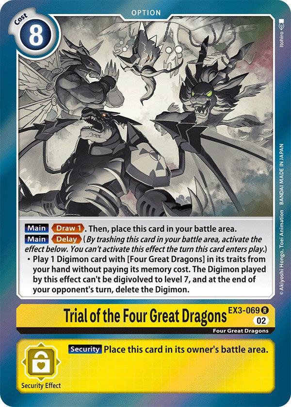 Trial of the Four Great Dragons [EX3-069] [Draconic Roar] (ONLINE ORDER ONLY)