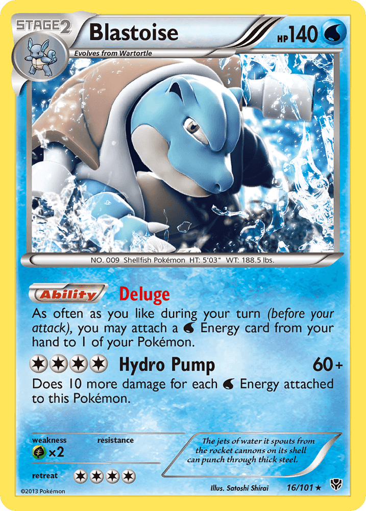 Blastoise (16/101) [Black & White: Plasma Blast] (Online Only)
