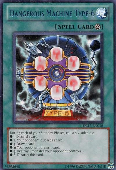 Dangerous Machine Type-6 (Blue) [DL12-EN016] Rare (ONLINE ORDER ONLY)