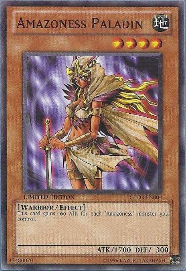 Amazoness Paladin [GLD3-EN004] Common (ONLINE ORDER ONLY)