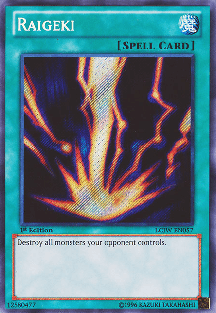 Raigeki [LCJW-EN057] Secret Rare (ONLINE ORDER ONLY)