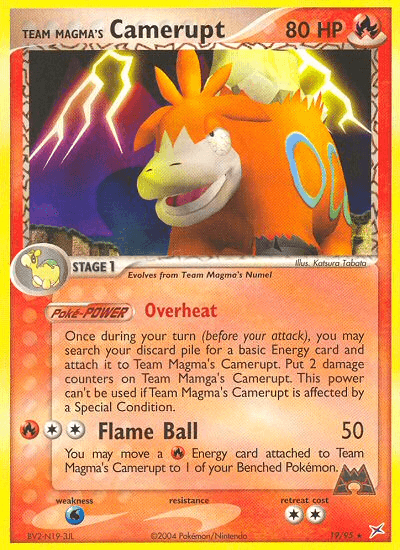 Team Magma's Camerupt (19/95) [EX: Team Magma vs Team Aqua] (Online Only)