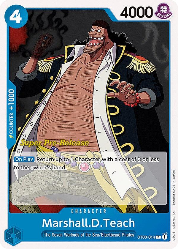 Marshall.D.Teach [Super Pre-Release Starter Deck: The Seven Warlords of the Sea] (ONLINE ORDER ONLY)