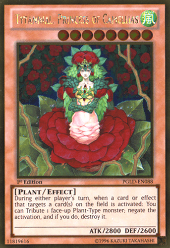 Tytannial, Princess of Camellias [PGLD-EN088] Gold Rare (ONLINE ORDER ONLY)