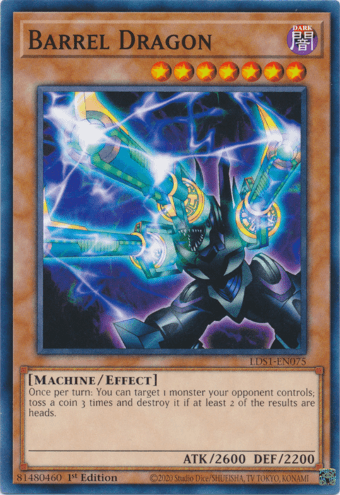 Barrel Dragon [LDS1-EN075] Common (ONLINE ORDER ONLY)