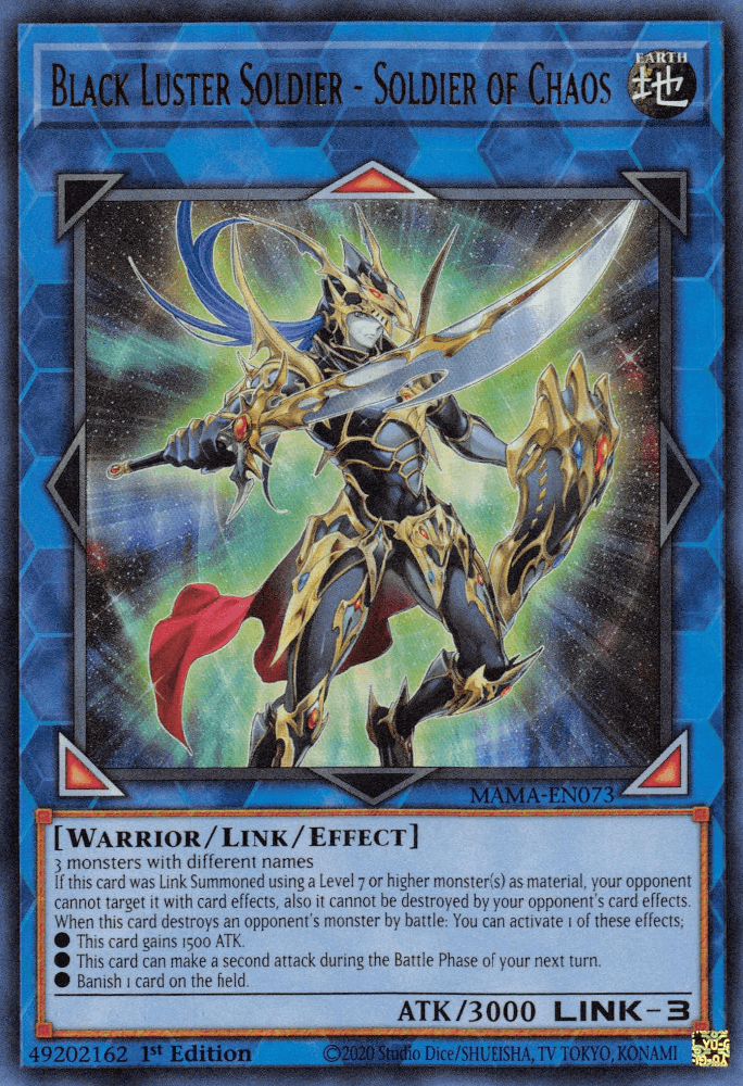 Black Luster Soldier - Soldier of Chaos [MAMA-EN073] Ultra Rare (ONLINE ORDER ONLY)