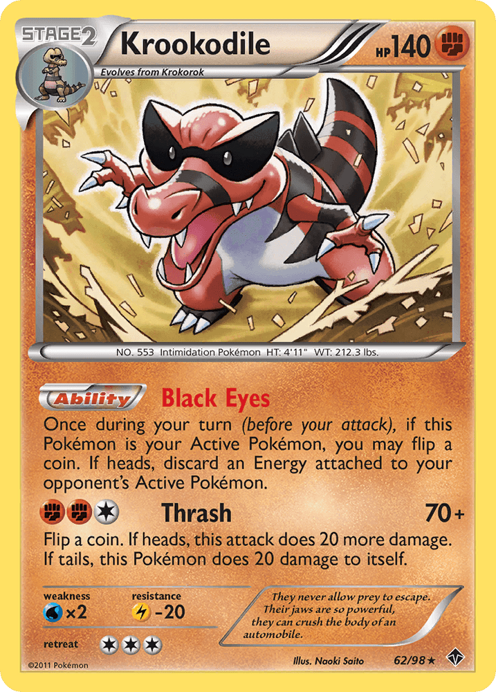 Krookodile (62/98) [Black & White: Emerging Powers] (Online Only)