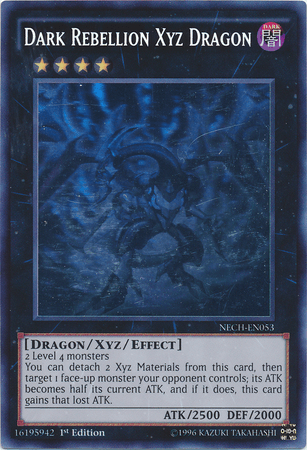 Dark Rebellion Xyz Dragon [NECH-EN053] Ghost Rare (ONLINE ORDER ONLY)