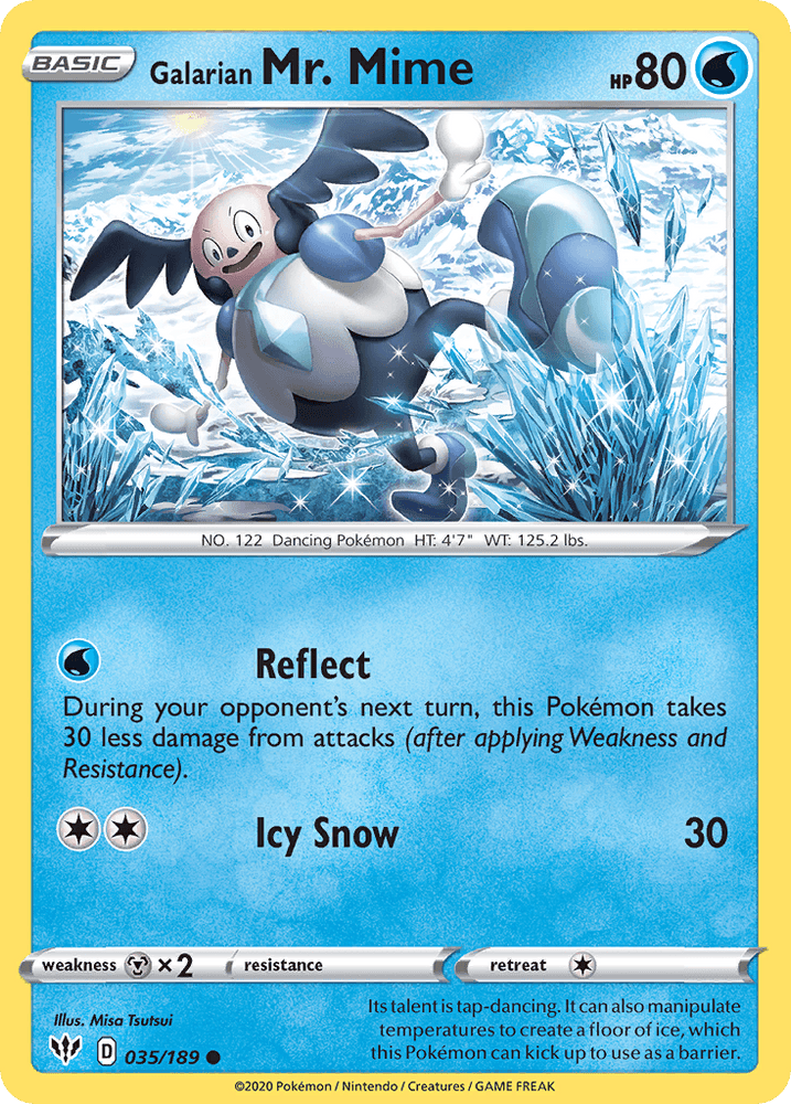 Galarian Mr. Mime (035/189) [Sword & Shield: Darkness Ablaze] (Online Only)