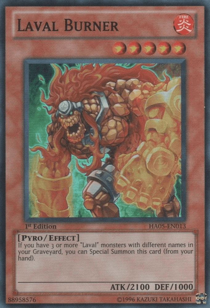 Laval Burner [HA05-EN013] Super Rare (ONLINE ORDER ONLY)