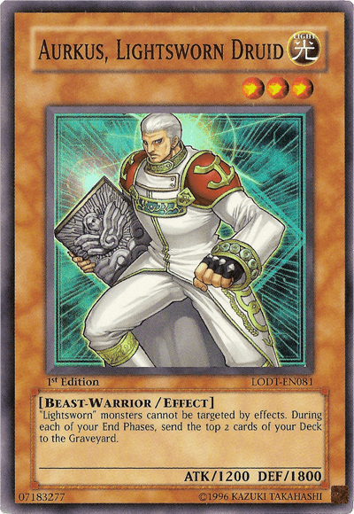 Aurkus, Lightsworn Druid [LODT-EN081] Super Rare (ONLINE ORDER ONLY)