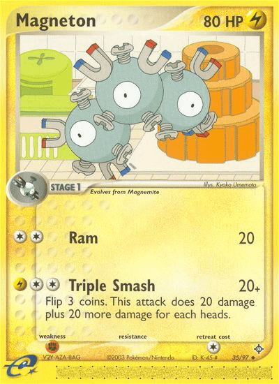 Magneton (35/97) [EX: Dragon] (Online Only)