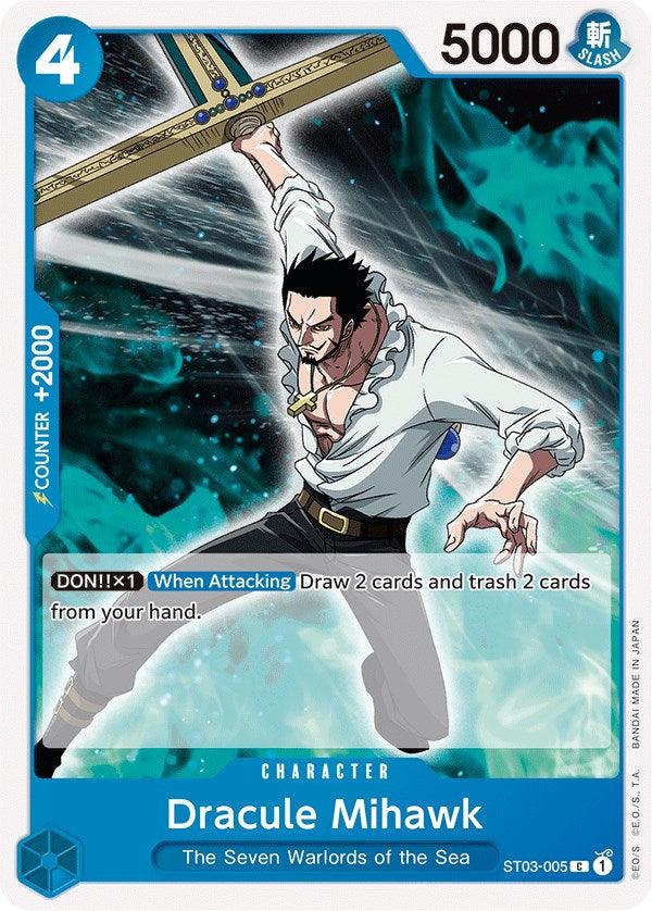 Dracule Mihawk [Starter Deck: The Seven Warlords of The Sea] (ONLINE ORDER ONLY)
