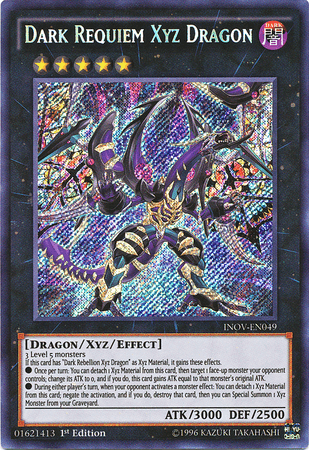 Dark Requiem Xyz Dragon [INOV-EN049] Secret Rare (ONLINE ORDER ONLY)