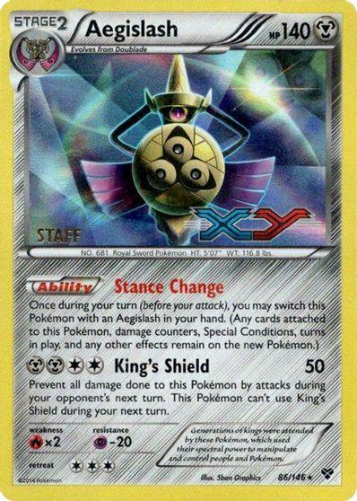 Aegislash (86/146) (Staff Prerelease Promo) [XY: Black Star Promos] (Online Only)
