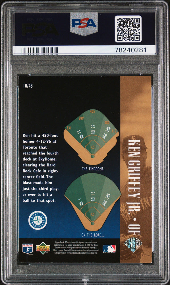 1996 SP SPECIAL F/X KEN GRIFFEY JR.  #10 - PSA 7 (Online Order Only)