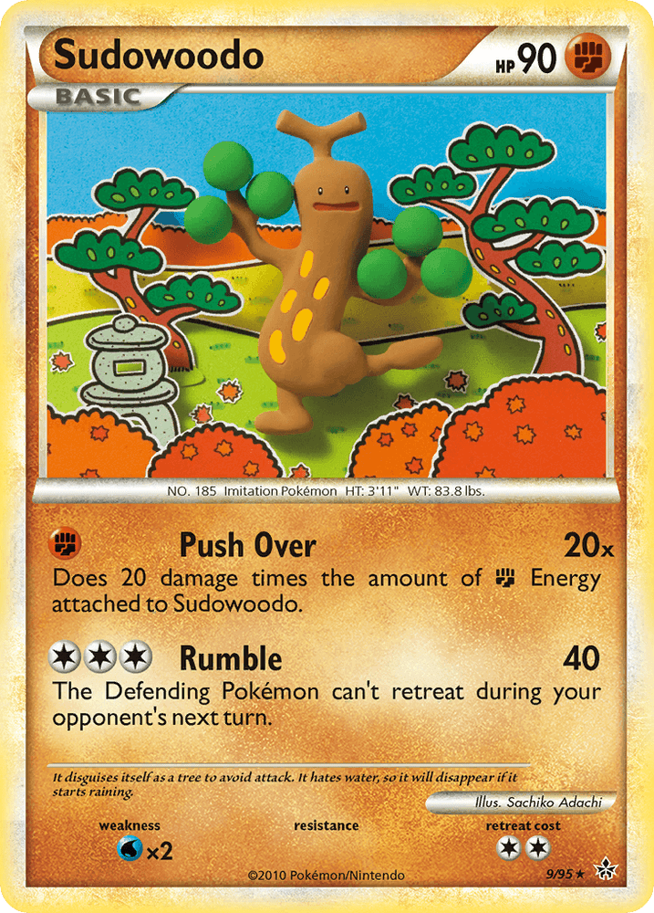 Sudowoodo (9/95) [HeartGold & SoulSilver: Unleashed] (Online Only)