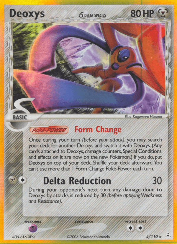 Deoxys (4/110) (Delta Species) [EX: Holon Phantoms] (Online Only)