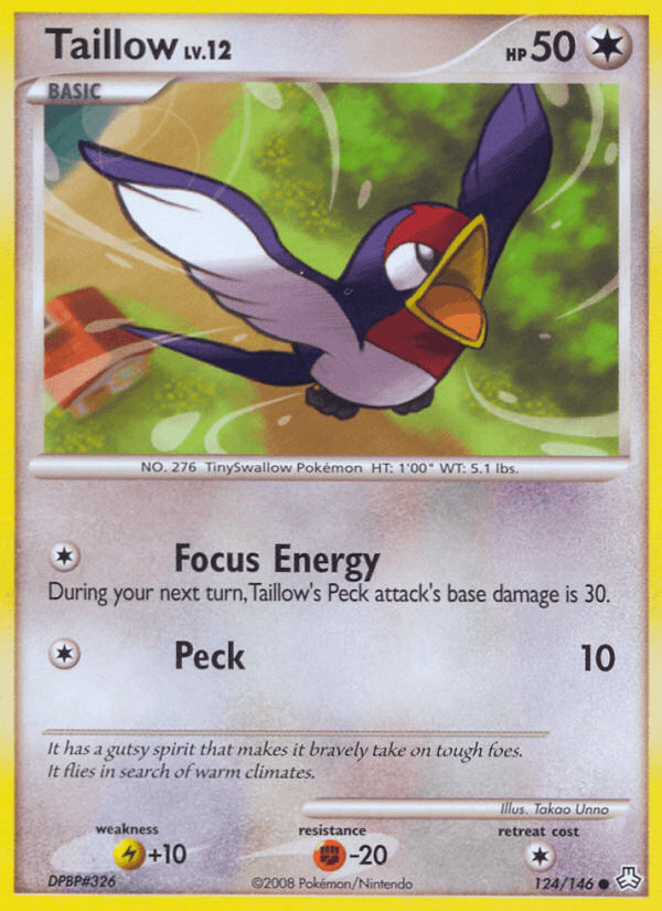 Taillow (124/146) [Diamond & Pearl: Legends Awakened] (Online Only)