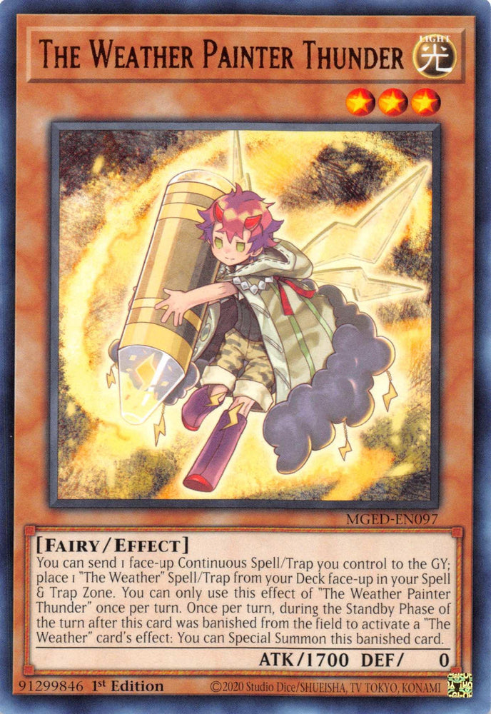 The Weather Painter Thunder [MGED-EN097] Rare (ONLINE ORDER ONLY)