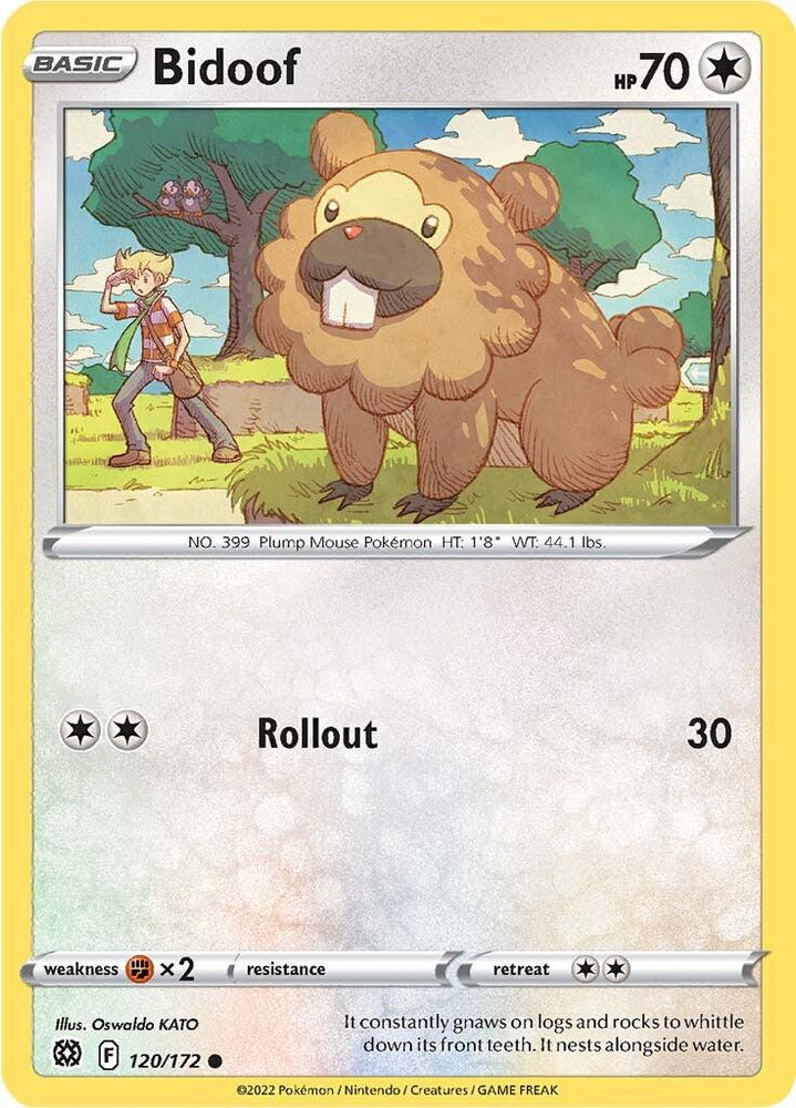 Bidoof (120/172) [Sword & Shield: Brilliant Stars] (Online Only)