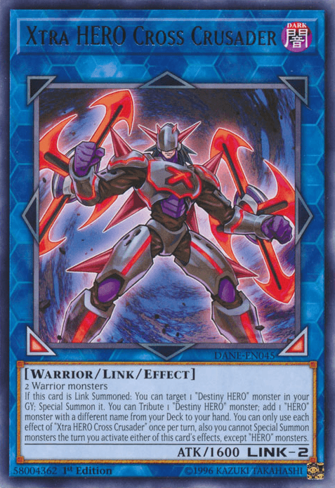 Xtra HERO Cross Crusader [DANE-EN045] Rare (ONLINE ORDER ONLY)