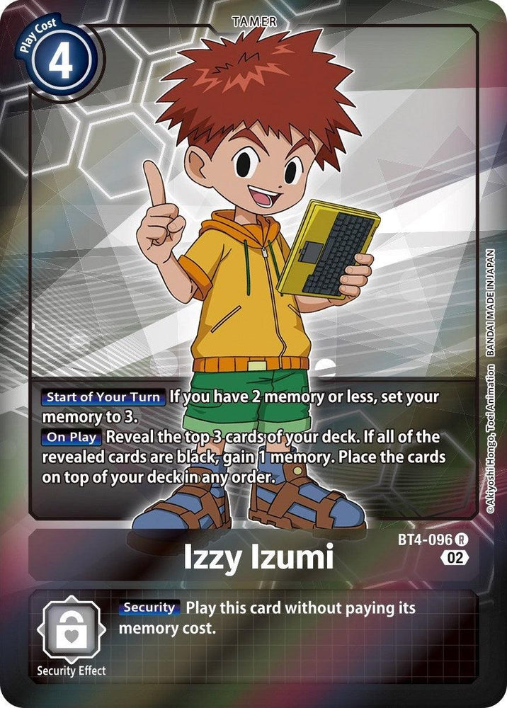 Izzy Izumi [BT4-096] (Alternate Art) [Starter Deck: Ragnaloardmon] (ONLINE ORDER ONLY)