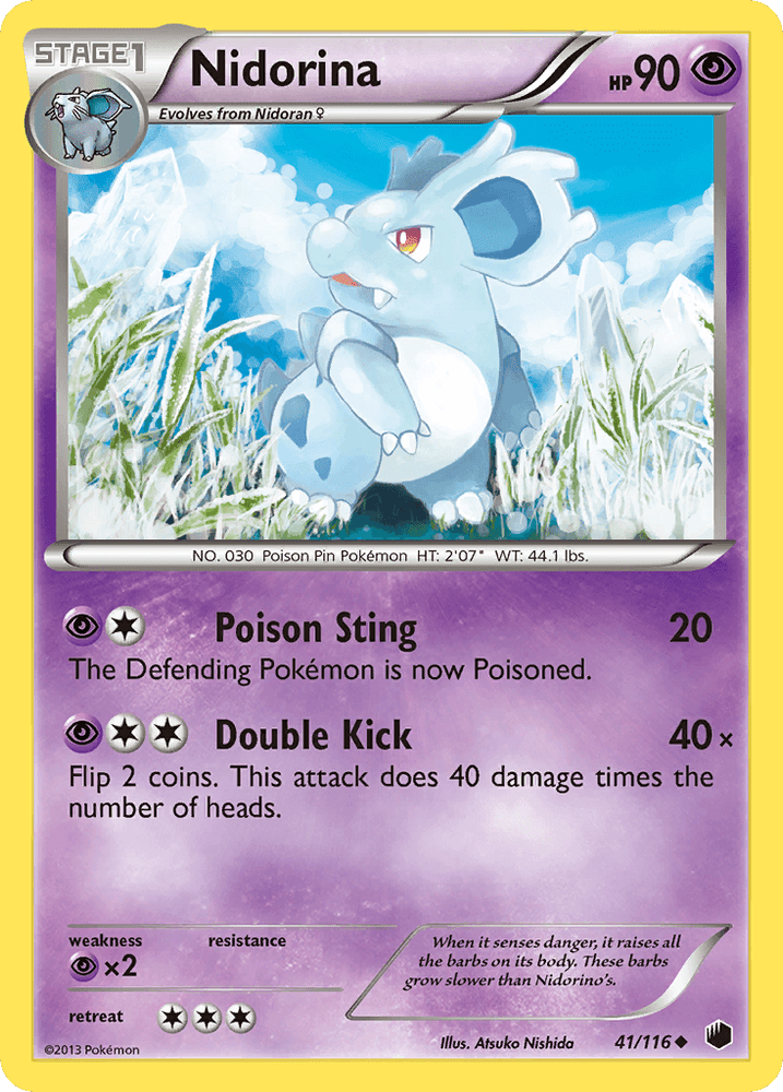 Nidorina (41/116) [Black & White: Plasma Freeze] (Online Only)