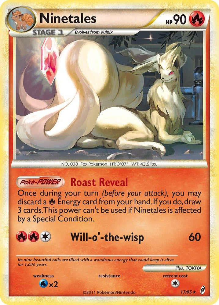 Ninetales (17/95) (Theme Deck Exclusive) [HeartGold & SoulSilver: Call of Legends] (Online Only)