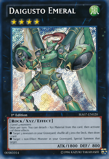 Daigusto Emeral [HA07-EN020] Secret Rare (ONLINE ORDER ONLY)