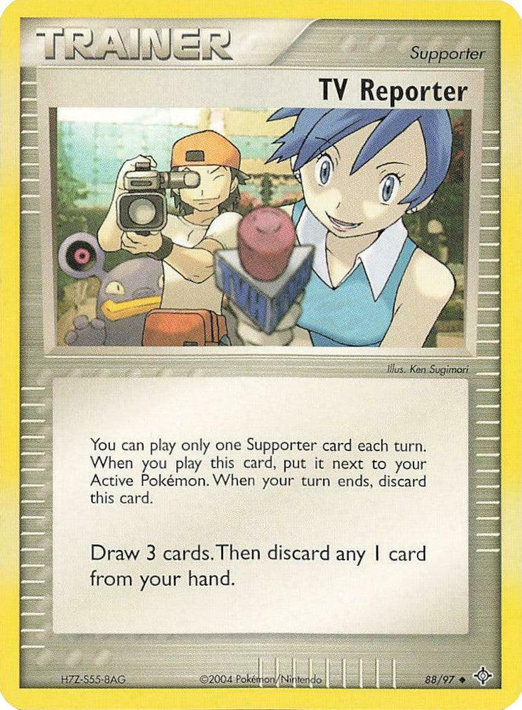 TV Reporter (88/97) [EX: Battle Stadium] (Online Only)