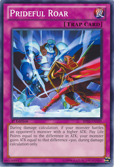 Prideful Roar [BP02-EN199] Mosaic Rare (ONLINE ORDER ONLY)