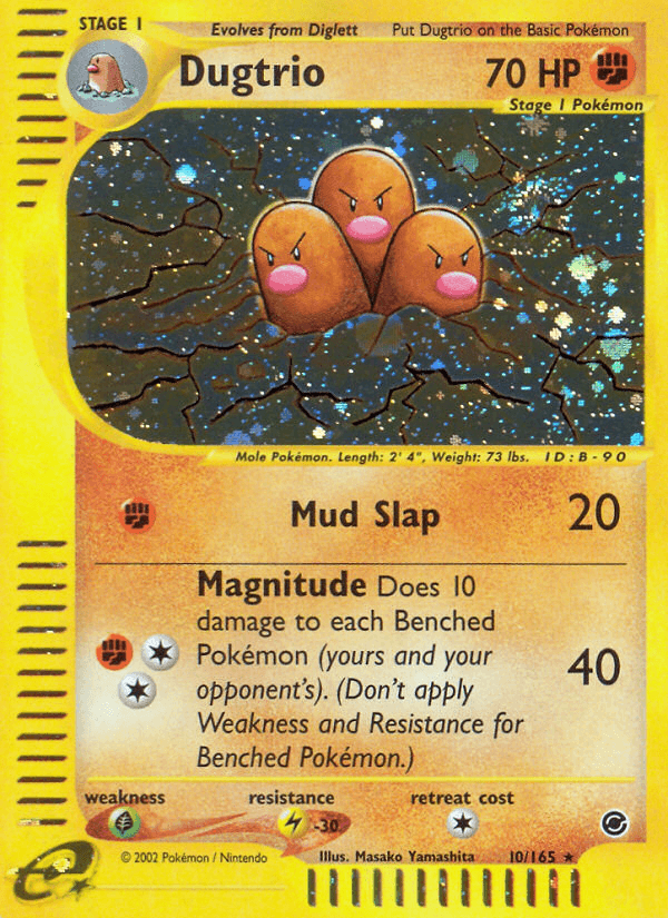 Dugtrio (10/165) [Expedition: Base Set] (Online Only)