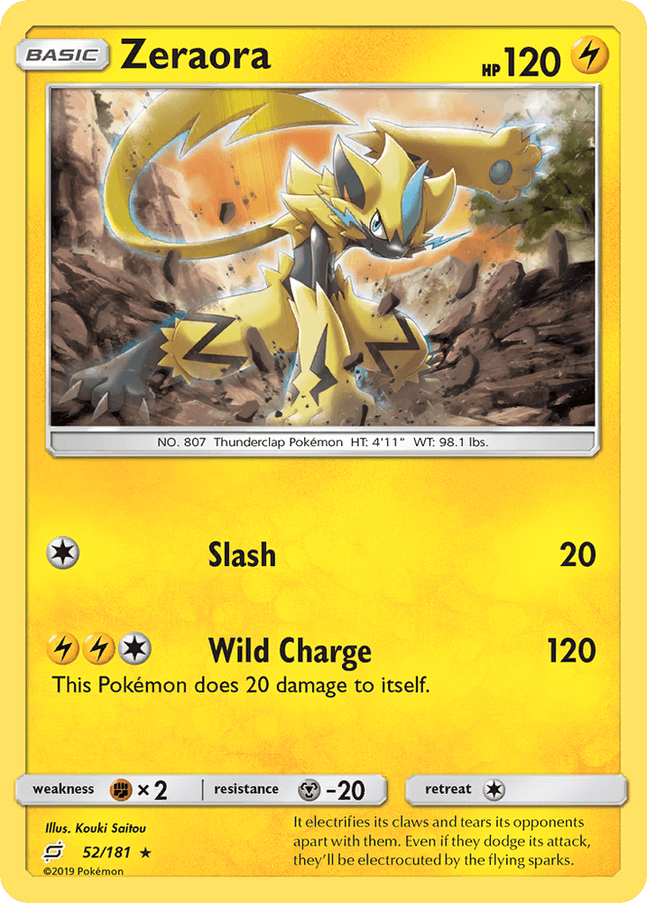 Zeraora (52/181) [Sun & Moon: Team Up] (Online Only)