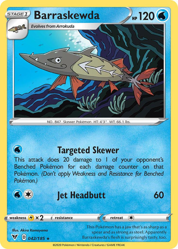 Barraskewda (042/185) [Sword & Shield: Vivid Voltage] (Online Only)