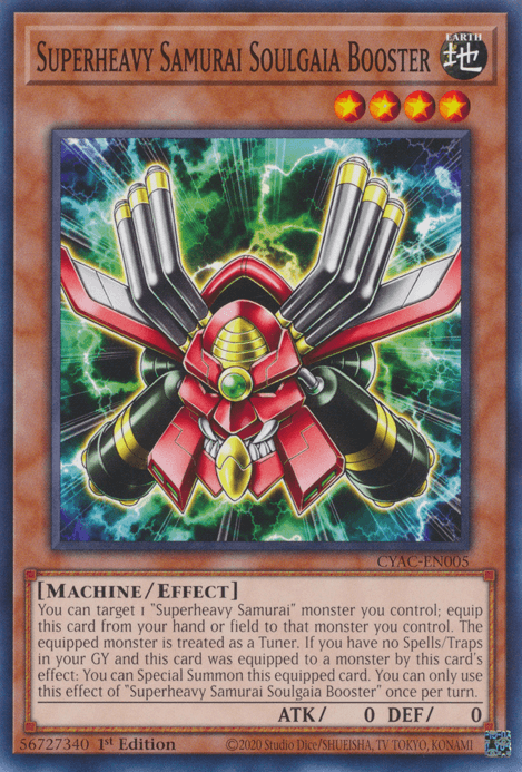 Superheavy Samurai Soulgaia Booster [CYAC-EN005] Common (ONLINE ORDER ONLY)