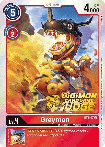 Greymon [ST1-07] (Judge Pack 1) [Starter Deck: Gaia Red Promos] (ONLINE ORDER ONLY)