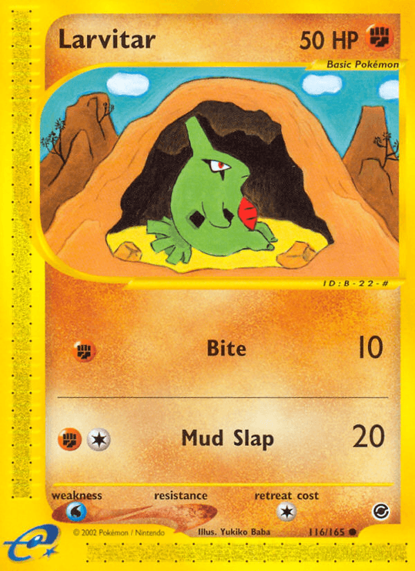 Larvitar (116/165) [Expedition: Base Set] (Online Only)