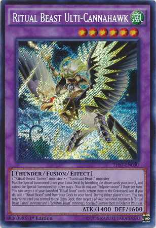Ritual Beast Ulti-Cannahawk [THSF-EN030] Secret Rare (ONLINE ORDER ONLY)